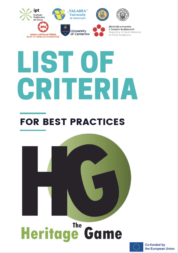 Set of criteria to select best practices case studies