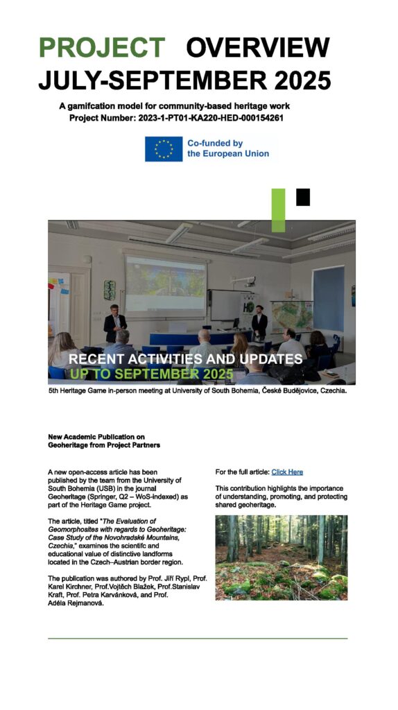 Newsletter - Newsletter – Project Overview – July/Sep 25