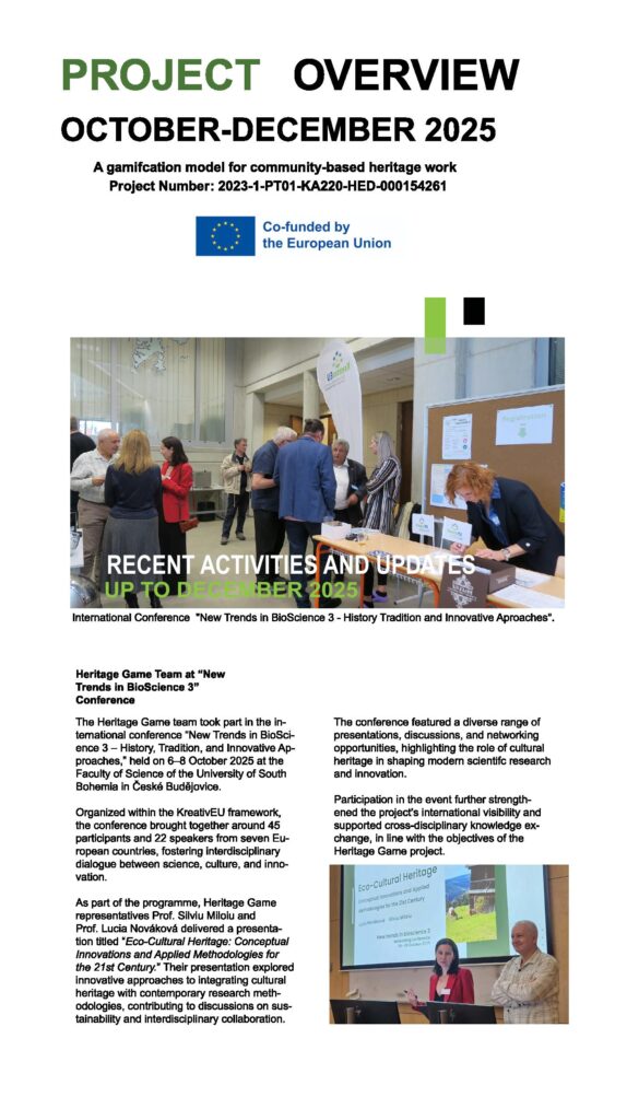 Newsletter - Newsletter – Project Overview – Oct/Dec 25