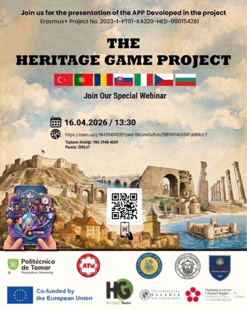 Heritage Game Project App Presentation Webinar – 16 April 2026