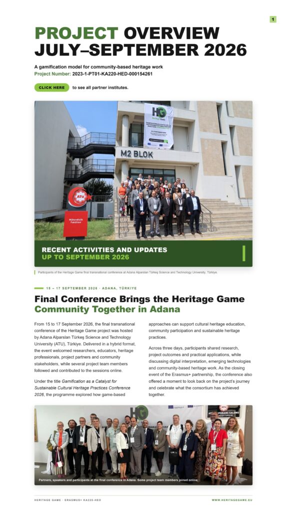 Project Overview – July–September 2026